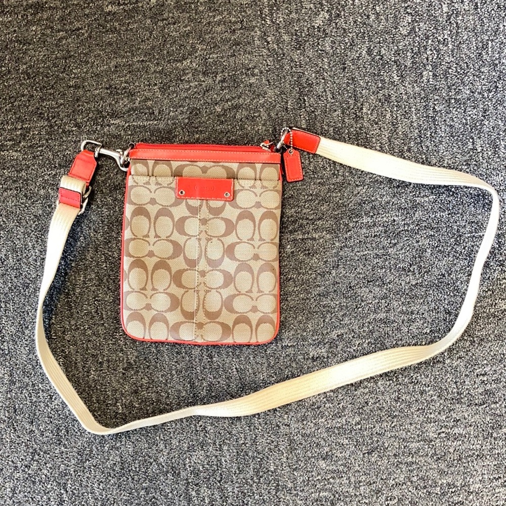 Coach cross body purse